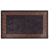 Vidaxx Teppich waschbar, rutschfest, 120 x 170 cm, Schwarz und Gold