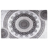VidaXL Waschbarer Anti-Rutsch-Teppich 120x170 cm mehrfarbig