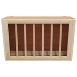 Vidaxl Hooiruif für Kaninchen 37x18.5x23 cm Festkieferholz