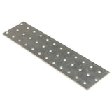 VidaXL Bleche perforiert 40 Stück 2 mm 240x60 mm verzinkter Stahl
