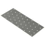 VidaXL Bleche perforiert 40 Stück 2 mm 200x80 mm verzinkter Stahl