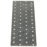 VidaXL-Platten perforiert, 20 Stück, 2 mm, 240 x 80 mm, verzinkter Stahl