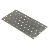 VidaXL Bleche perforiert 40 Stück 2 mm 200x100 mm verzinkter Stahl