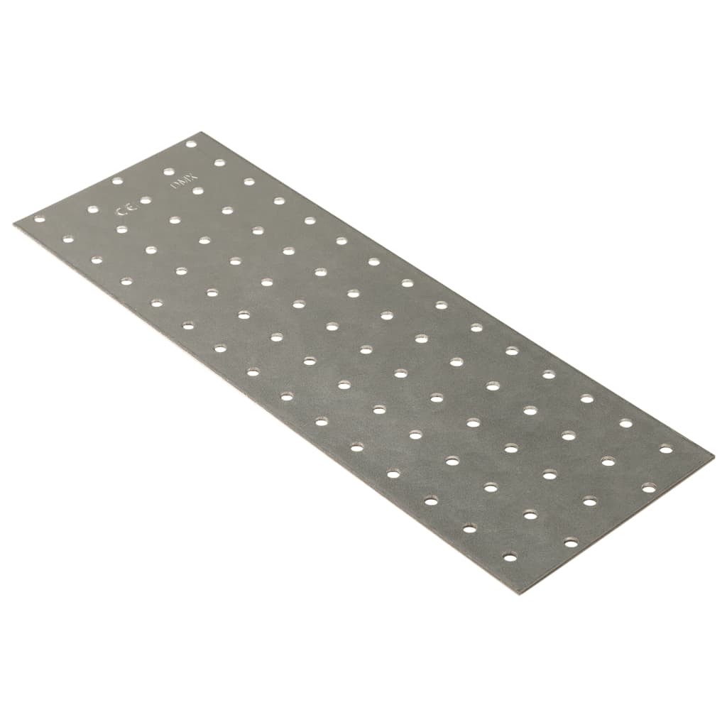 VidaXL Bleche perforiert 20 Stück 2 mm 300x100 mm verzinkter Stahl