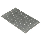 VidaXL-Platten perforiert, 20 Stück, 2 mm, 200 x 120 mm, verzinkter Stahl