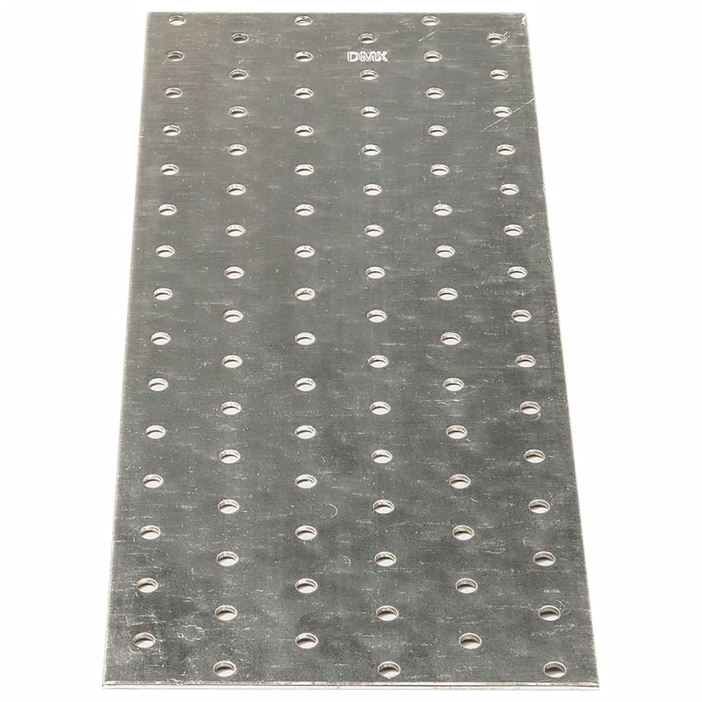 VidaXL Bleche perforiert 20 Stück 2 mm 300x120 mm verzinkter Stahl