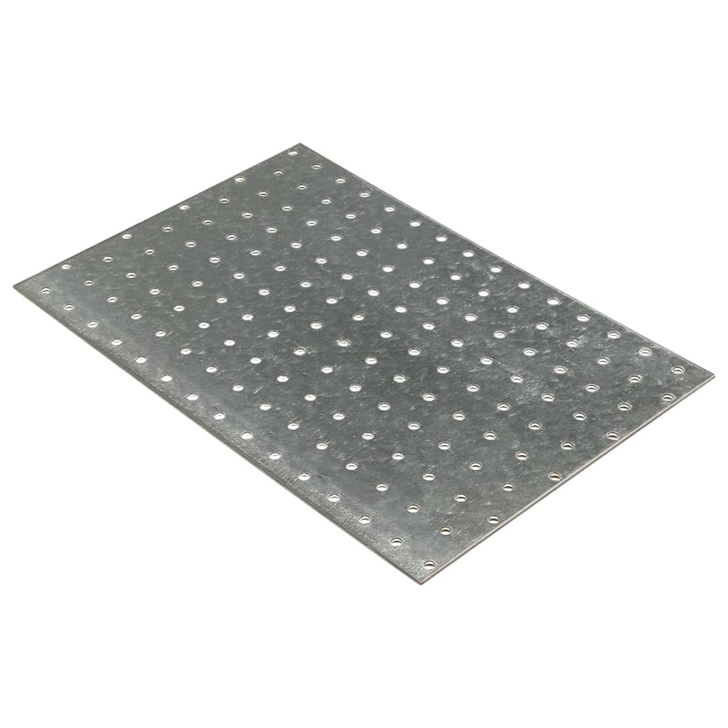 VidaXL Bleche perforiert 20 Stück 2 mm 300x200 mm verzinkter Stahl