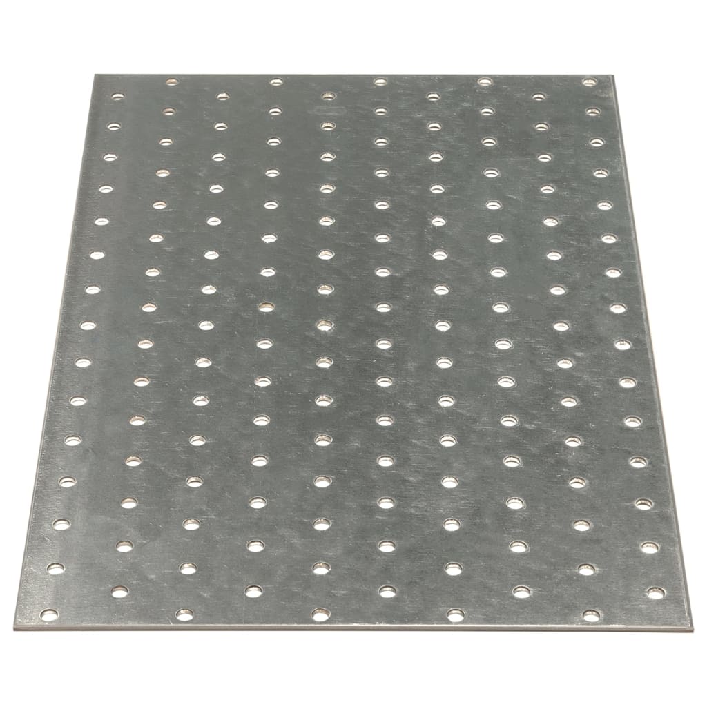 VidaXL Bleche perforiert 20 Stück 2 mm 300x200 mm verzinkter Stahl