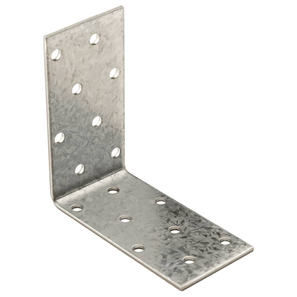 Vidaxx Eckwinkel 40 Stück 2 mm 80x40x80 mm verzinkter Stahl