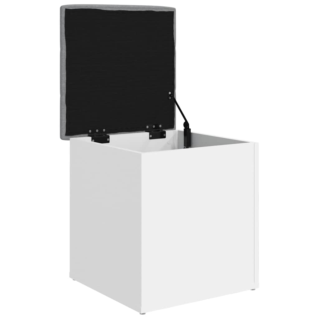Vidaxl opbergbank wit 42x42x45 cm bewerkt hout