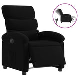 Vidaxl fauteuil verstelbaar elektrisch stof zwart