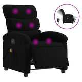 Vidaxl massagestoel elektrisch verstelbaar stof zwart