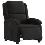 Vidaxl fauteuil verstelbaar elektrisch stof zwart