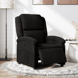Vidaxl fauteuil verstelbaar elektrisch stof zwart