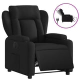 Vidaxl fauteuil verstelbaar elektrisch stof zwart
