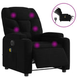 Vidaxl massagestoel elektrisch verstelbaar stof zwart