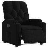 Vidaxl fauteuil verstelbaar elektrisch stof zwart