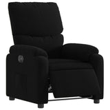 Vidaxl fauteuil verstelbaar elektrisch stof zwart