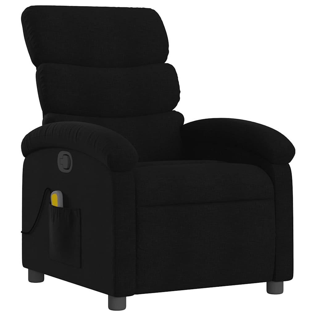 Vidaxl massagestoel met zwarte stof