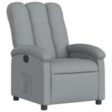 Vidaxl relaxfauteuil lichtgrijze stof