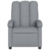 Vidaxl relaxfauteuil lichtgrijze stof