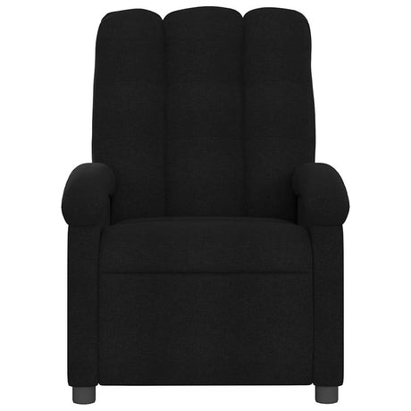 Vidaxl relaxfauteuil zwarte stof