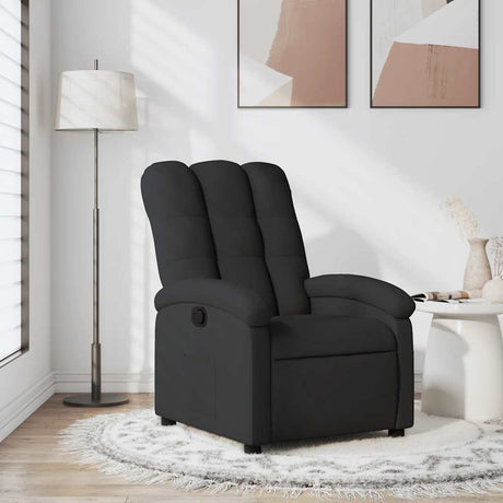 Vidaxl relaxfauteuil zwarte stof