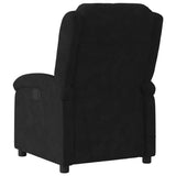 Vidaxl relaxfauteuil zwart fluweel