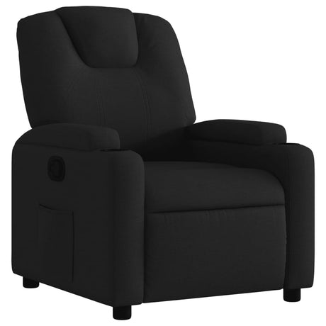 Vidaxl relaxfauteuil zwarte stof