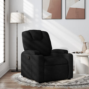 Vidaxl relaxfauteuil zwarte stof