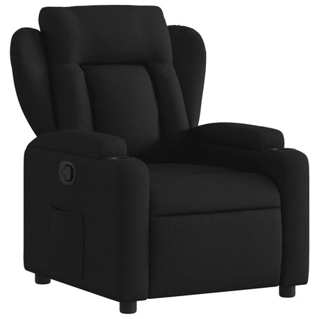 Vidaxl relaxfauteuil zwarte stof