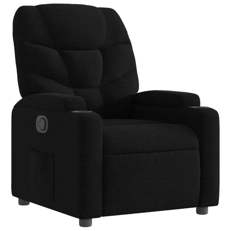 Vidaxl relaxfauteuil zwarte stof
