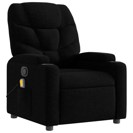 Vidaxl massagestoel met zwarte stof