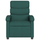 Vidaxl relaxfauteuil donkergroene stof
