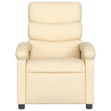 Vidaxl relaxfauteuil crème stof