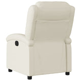 Vidaxl relaxfauteuil crèmekleurig kunstleer