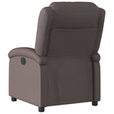 Vidaxl relaxfauteuil donkerbruin echt leer