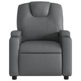 Vidaxl massagestoel van grijs kunstleer