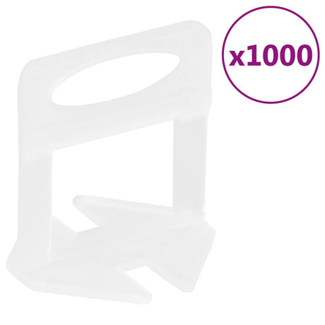 Vidaxl Nivellierklemmen für Fliesen 1000 Stück 1 mm