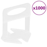 Vidaxxl Nivellierklemmen für Fliesen 1000 Stück 2 mm