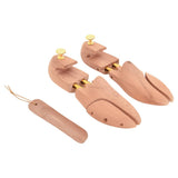 VidaXL Schuhspanner mit Schuhlöffel EU 36-37 aus massivem Zedernholz