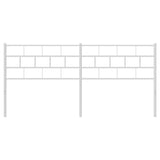 Vidaxl vervangend hoofdbord 160 cm metaal wit
