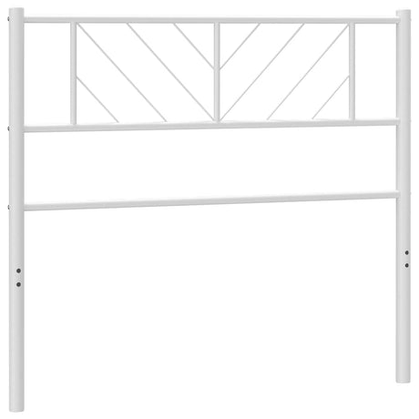 Vidaxl vervangend hoofdbord 100 cm metaal wit
