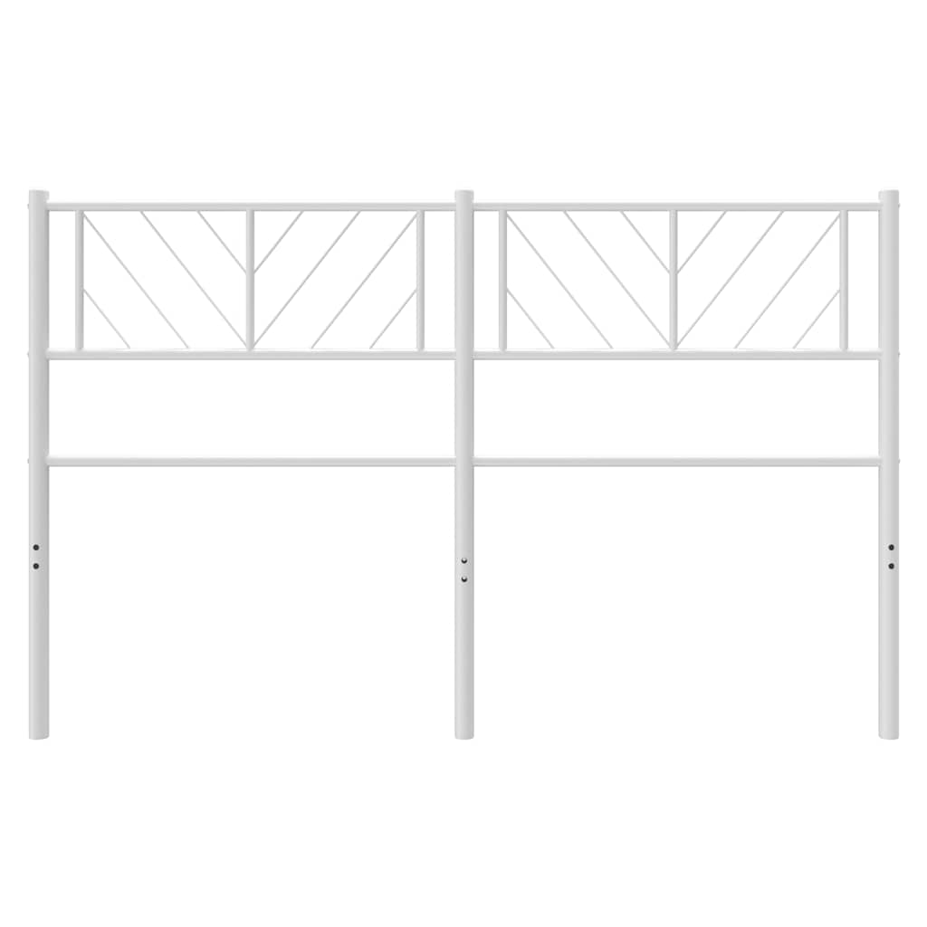 Vidaxl vervangend hoofdbord 120 cm metaal wit
