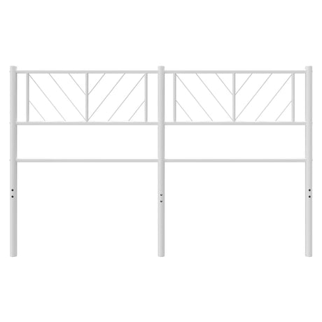 Vidaxl vervangend hoofdbord 120 cm metaal wit