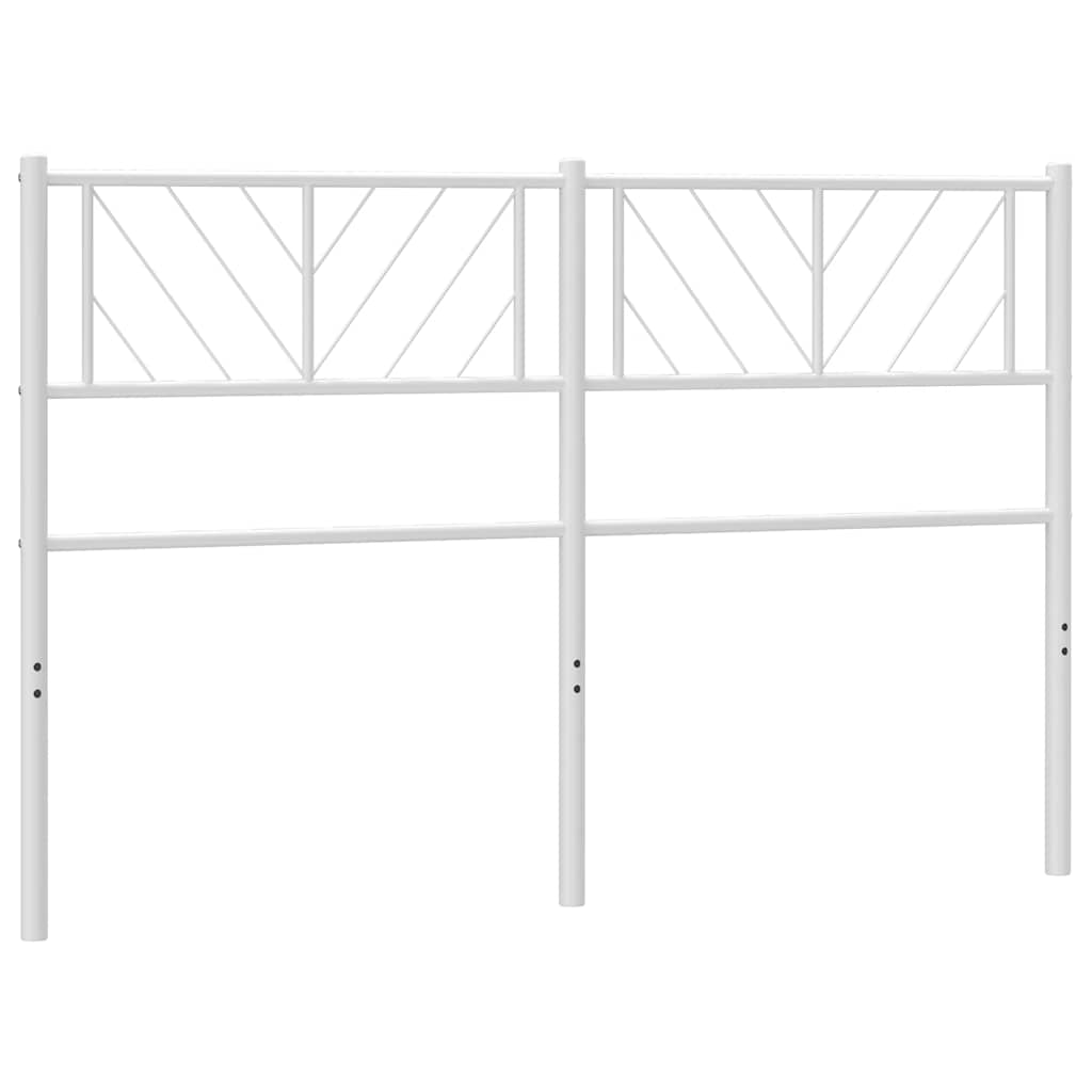 Vidaxl vervangend hoofdbord 150 cm metaal wit
