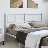 Vidaxl vervangend hoofdbord 150 cm metaal wit