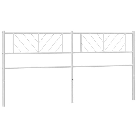 Vidaxl vervangend hoofdbord 180 cm metaal wit