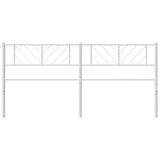 Vidaxl vervangend hoofdbord 200 cm metaal wit