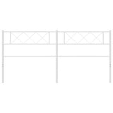 Vidaxl vervangend hoofdbord 180 cm metaal wit